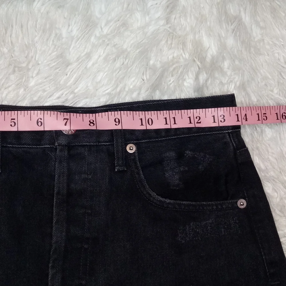 Agolde Quinn High Rise Denim Skirt Size 26